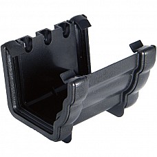 Floplast Cast Iron Effect Niagara Ogee Gutter Union