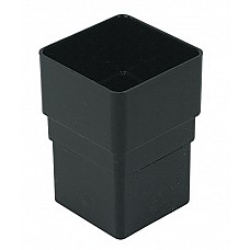 Floplast 65mm Black Square Downpipe Joint (RSS1B)
