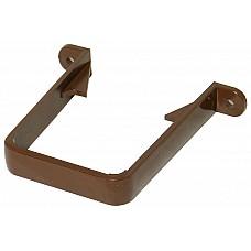 65mm Brown Square Downpipe Bracket | Secure Downpipe Support
