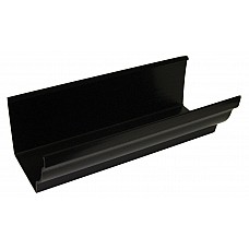 Floplast Plastic 4m Niagara Guttering Black