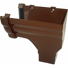 Floplast Niagara Brown Gutter Stop End Outlet