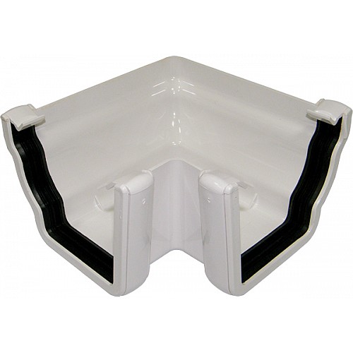 Floplast Niagara White 90º Gutter Angle