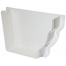 Floplast Niagara White Internal Gutter Stop End