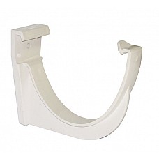 Floplast 115mm White Deep Flow Gutter Fascia Brackets - 800mm Centres