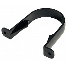 68mm Black Round Downpipe Clip
