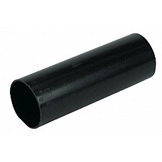 68mm Black Round 2.5m Downpipe (RP2.5B) – Gloss Finish for Seamless Installation