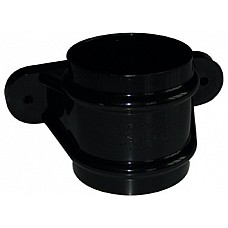 68mm Black Classic Downpipe Socket with Lugs 