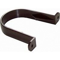 68mm Brown Round Downpipe Bracket - Aquaflow