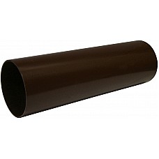 68mm Brown Round 4m Downpipe | Durable and Reliable Downpipe for Guttering