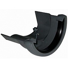 112mm Grey Half Round Gutter to Cast Iron Adapter - RD5G