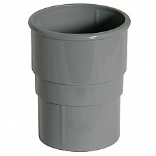 68mm Grey Round Downpipe Pipe Joint - RS1G