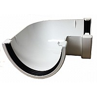 Floplast Xtraflo 170mm Gutter 90º Angle - White
