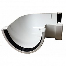 Floplast Xtraflo 170mm Gutter 90º Angle - White