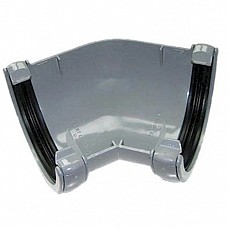 135º Angle - 76mm Miniflo Guttering - Grey