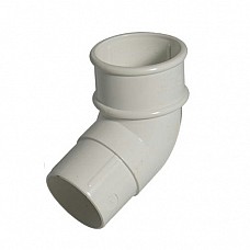 FloPlast 50mm Miniflo Downpipe 112.5° Offset Bend White