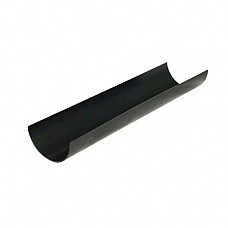 76mm x 2m Miniflo Mini Gutter - Black