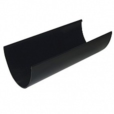 Floplast Xtraflo Industrial Commercial 170mm x 4m Gutter - Black
