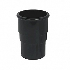 FloPlast 50mm Miniflo Pipe Socket - Black