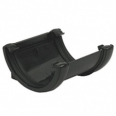 Union Bracket - Floplast 76mm Miniflo Gutter - Black