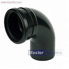110mm Black Soil Pipe 92.5º Bend