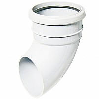 Floplast 110mm White Soil Pipe Shoe