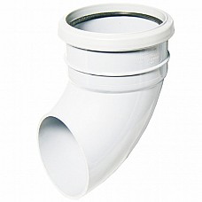 Floplast 110mm White Soil Pipe Shoe