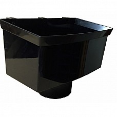 110mm Black Pipe Hopper Head