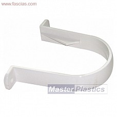 110mm White Soil Pipe Bracket (2 Screws)