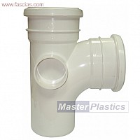  110mm White Soil Pipe  Branch 92.5º