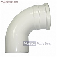 Floplast 110mm White Soil Pipe 92.5º Bend 