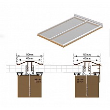 3.0m Long x 2m Wide Polycarbonate Roof Kit