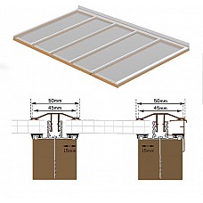 5m Long x 3.6m Wide Polycarbonate Roof