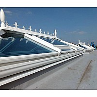 Flat Roof Glass Rooflight (Up to 1.0m x 5.0m) – Made to Measure Skylight with Optional Welded Cills & Guttering