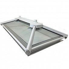 Flat Roof Glass Rooflight (Up to 1.0m x 1.5m) – Made to Measure Skylight with Optional Guttering & Welded Cills