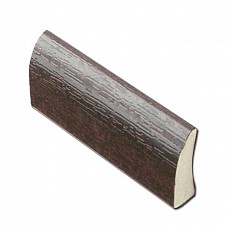 Mahogany Folied 20mm uPVC Edge Fillet Trim - 5m Length