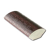 12mm Quadrant Trim uPVC - Mahogany Foiled - 5m Length