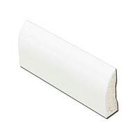 White 20mm uPVC Edge Fillet Trim - 5m Length