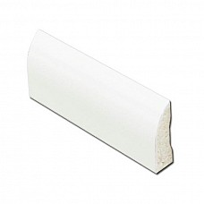 White 20mm uPVC Edge Fillet Trim - 5m Length