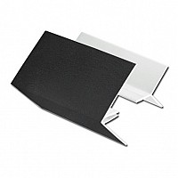 Black uPVC 2 Part External Corner Cladding Trim