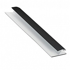 Black Ash uPVC Centre Joint Cladding Trim