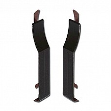 Black Ash uPVC 150mm Shiplap Cladding Joint Covers