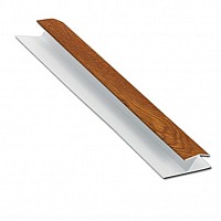 Light Oak uPVC Shiplap H-Section - 5m Centre Joint Cladding Trim for Shiplap & Open-V
