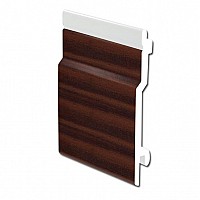 Mahogany uPVC Open-V Cladding 100mm - 5m Length | Decorative & Protective Cladding