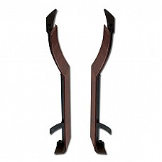 Rosewood uPVC Open-V Cladding Joint Covers 100mm - Rigid uPVC for Seamless Joint Finishing