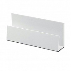 White uPVC Shiplap Cladding 5m U-Trim
