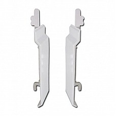 White Shiplap Open V Cover Joint 100mm