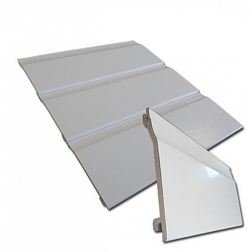 White uPVC Shiplap 5m Cladding 150mm