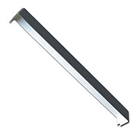 Dark Grey Fascias Corner Joint (500mm Length)