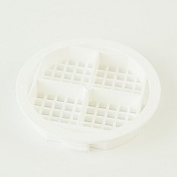 White 68mm Round Soffit Vents - Effective Ventilation for Roofline Systems