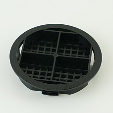Plain Black 68mm Round Vents – Soffit Ventilation for Roofline